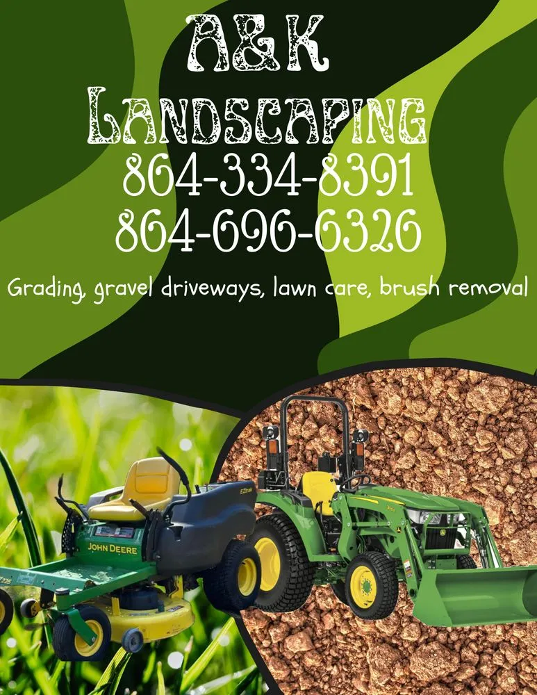 Expert lawn care service in Inman, SC - A & K Landscaping