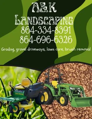 A & K Landscaping Logo