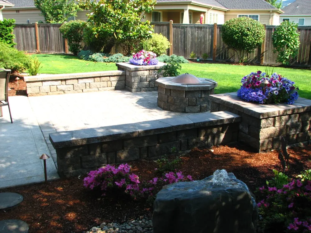 Affordable lawn mowing service with custom design across Springfield, OR - A & K Landscaping