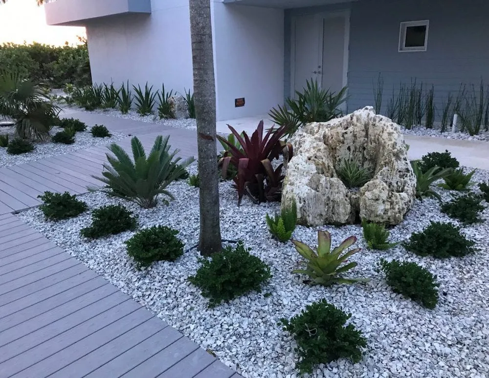 Custom residential landscaping for outdoor upgrades in Poinciana, FL by A & L Lawn Care Services