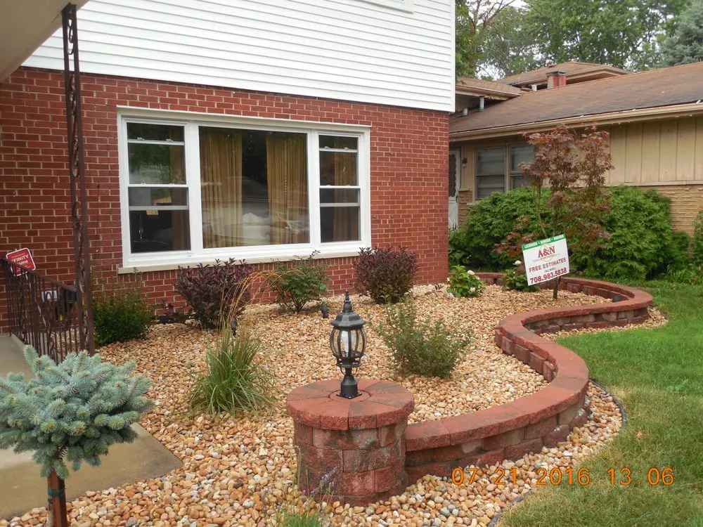 Local yard maintenance with custom design in Markham, IL by A & N Hardscape Landscaping