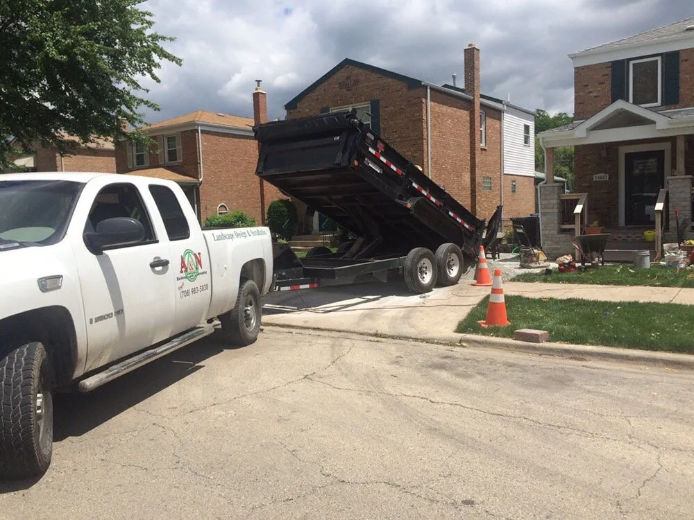Reliable yard cleanup service in Markham, IL - A & N Hardscape Landscaping