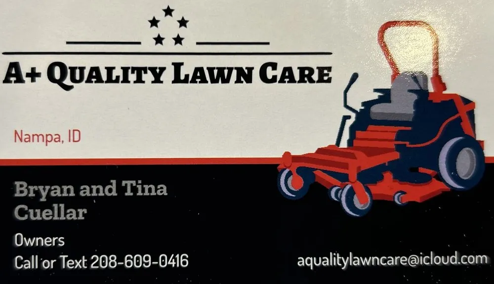 Custom lawn care service in Nampa, ID - A + Quality Lawn Care