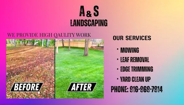 A & S Landscaping Logo