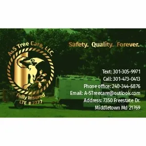 Affordable landscape design in Middletown, MD by A & S Tree Care