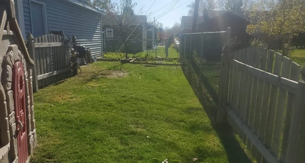 Professional yard cleanup service in Lombard, IL by A & Son's Lawn Care