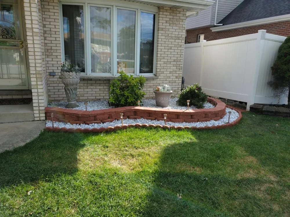 Affordable landscape design in Lombard, IL by A & Son's Lawn Care