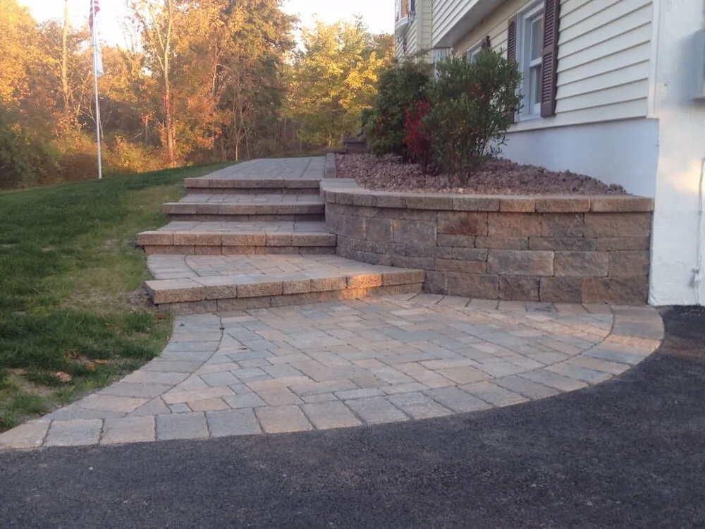 Professional outdoor landscaping in Walden, NY by A & T Landscaping
