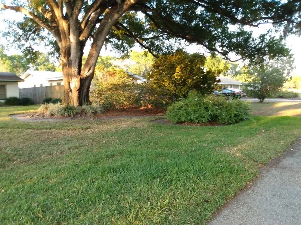 Custom garden landscaping in Eatonville, FL by A & T Lawn Care Services of Central Florida