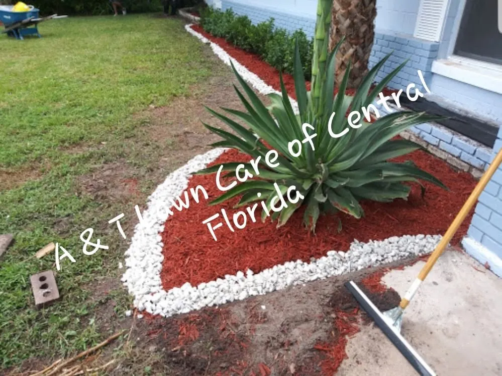Expert garden landscaping in Eatonville, FL by A & T Lawn Care Services of Central Florida