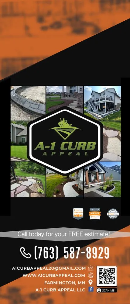 Affordable residential landscaping with custom design across Farmington, MN - A-1 Curb Appeal