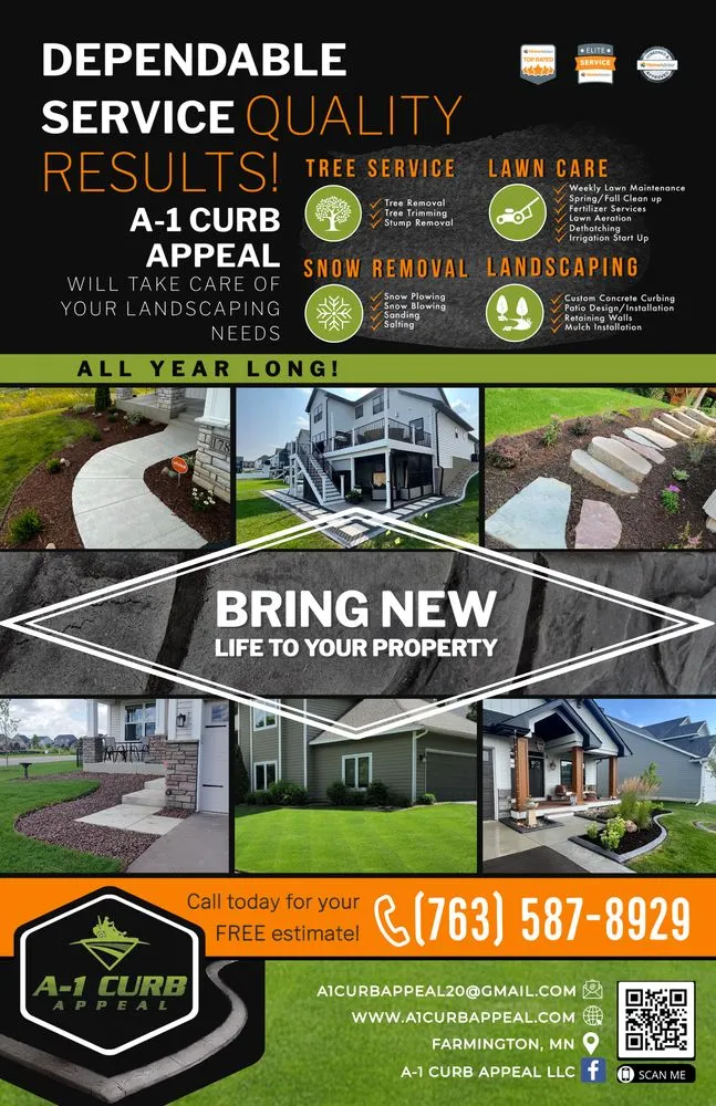 Custom yard maintenance experts serving Farmington, MN - A-1 Curb Appeal