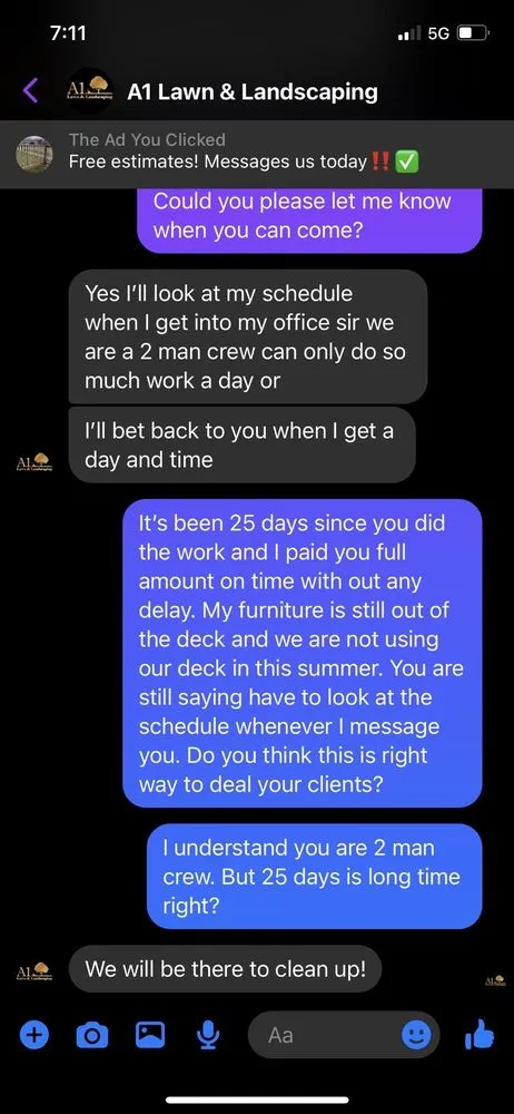 Local yard maintenance experts serving Overland Park, KS - A-1 Lawn & Landscape Services