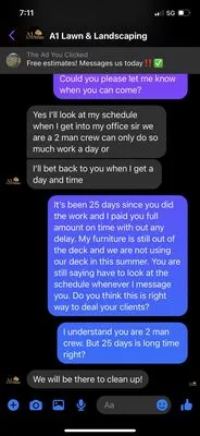 A-1 Lawn & Landscape Services Logo