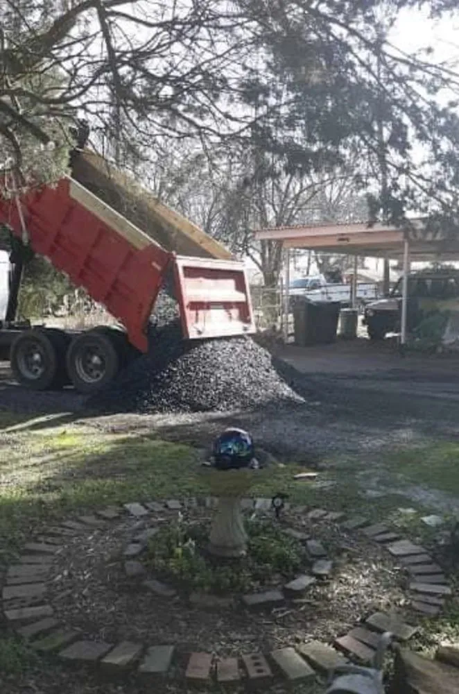 Custom landscape installation with custom design in Reidsville, NC by A-1 Lawn Care