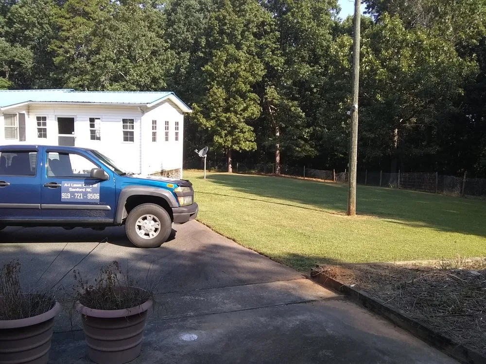 Expert outdoor landscaping for beautiful yards in Sanford, NC by A-1 Lawn Care