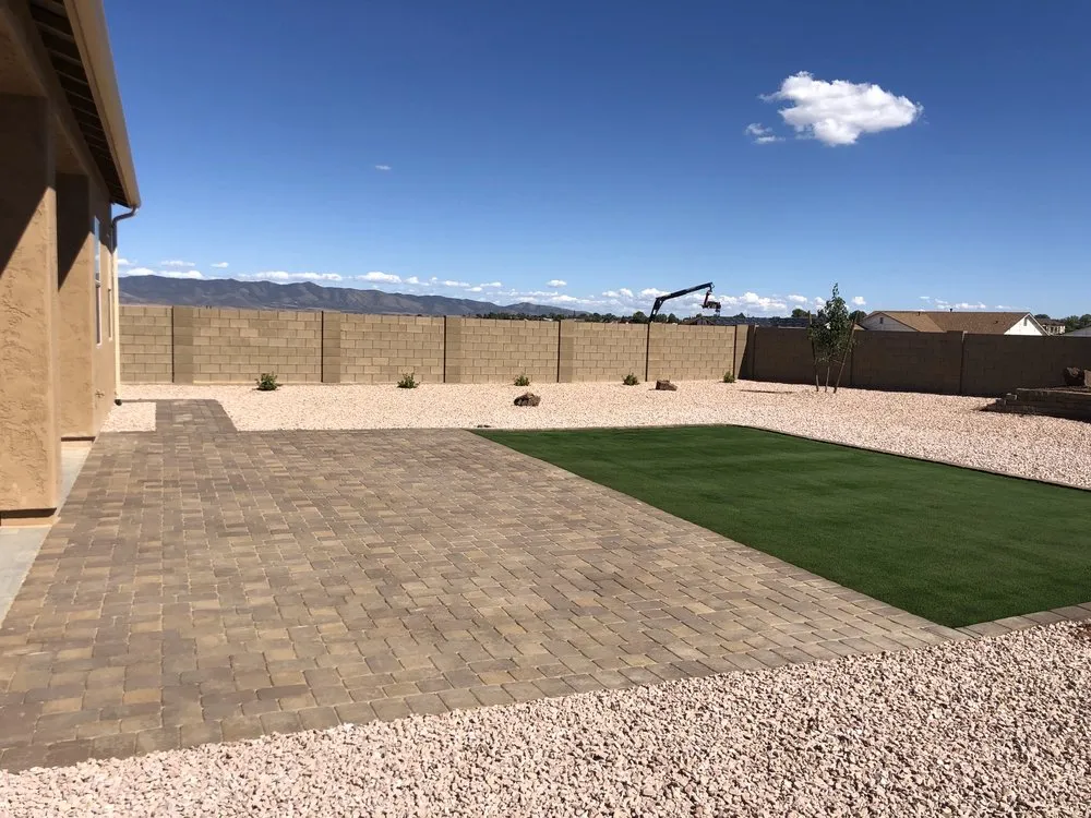 Professional yard cleanup service for homes in Prescott Valley, AZ by A Adrian's Landscaping