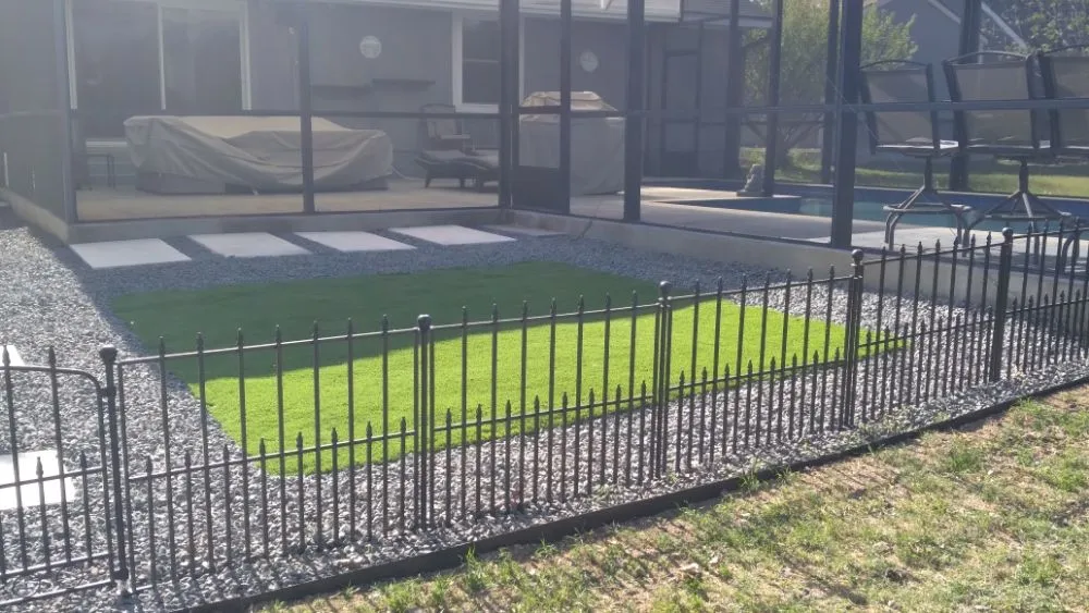 Professional landscape installation in Liberty Hill, TX by A-Allen Tree and Landscaping Services