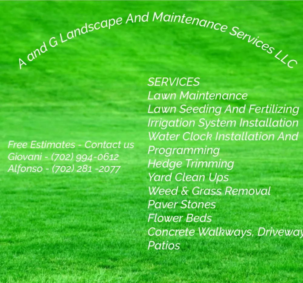 Custom landscape design experts serving Las Vegas, NV - A and G Landscape and Maintenance Services