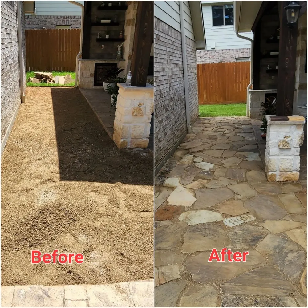 Professional lawn mowing service for beautiful yards across Magnolia, TX - A and J Outdoor Improvements