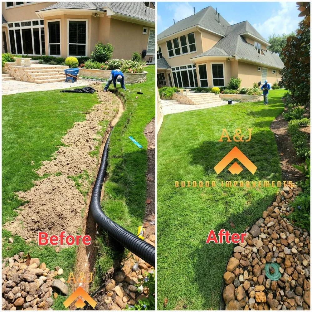 Local residential landscaping for residential properties across Magnolia, TX - A and J Outdoor Improvements