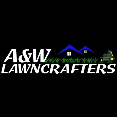 A and W Lawncrafters Logo