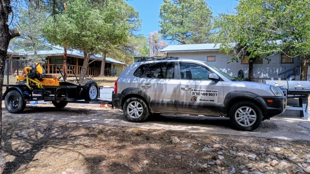 Custom landscape installation for year-round maintenance in Ruidoso, NM by A Basic Cut Lawn Care