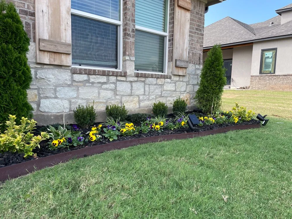 Expert garden landscaping for homes across Broken Arrow, OK - A-better Lawn and Landscape