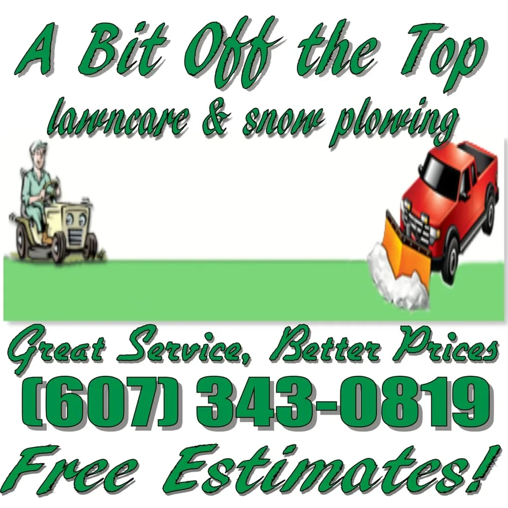 Professional landscaping services experts serving Endicott, NY - A Bit Off the Top LawnCare & Snow Plowing