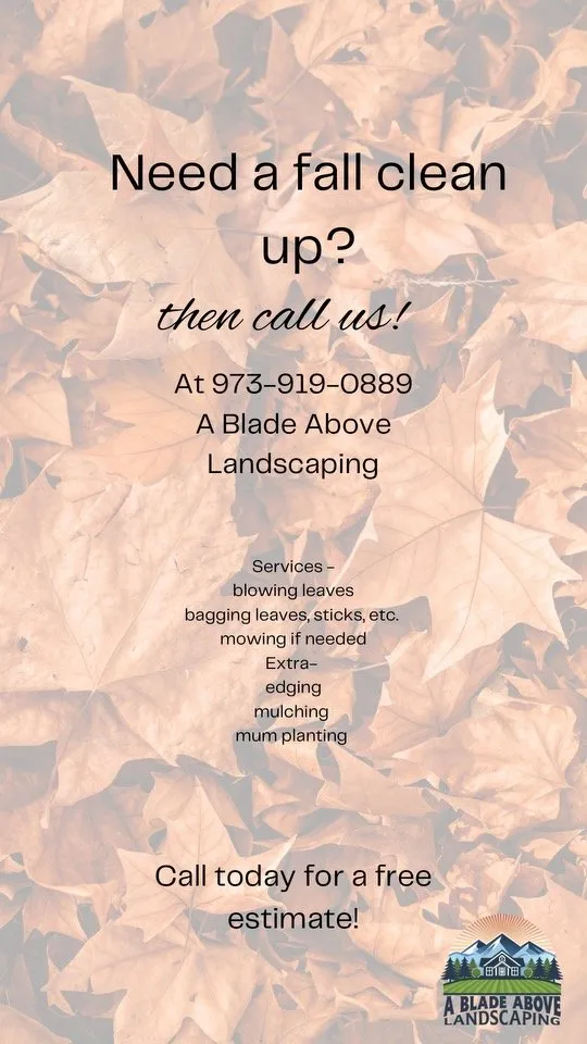 Professional lawn care service for beautiful yards in Sussex, NJ by A Blade Above Landscaping & Construction