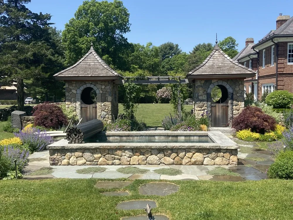 Affordable landscape installation in Waltham, MA by A Bonadio & Sons