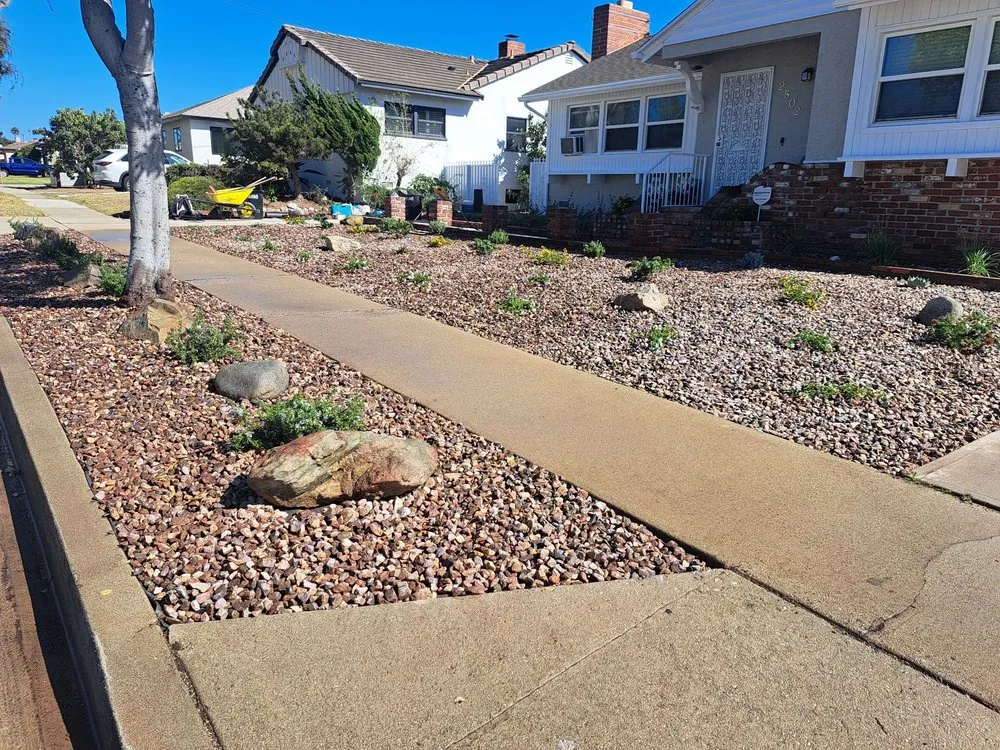 Custom landscaping services for year-round maintenance in Wilmington, CA by A C Brothers Landscape