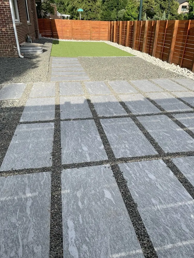 Custom landscape installation in Littleton, CO by A Complete Exterior