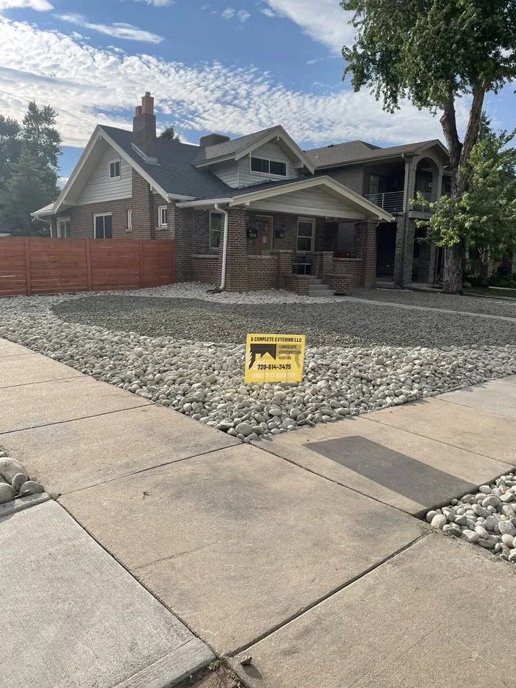 Affordable lawn care service with custom design in Littleton, CO by A Complete Exterior