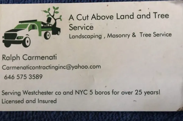 A Cut Above Land and Tree Service Logo