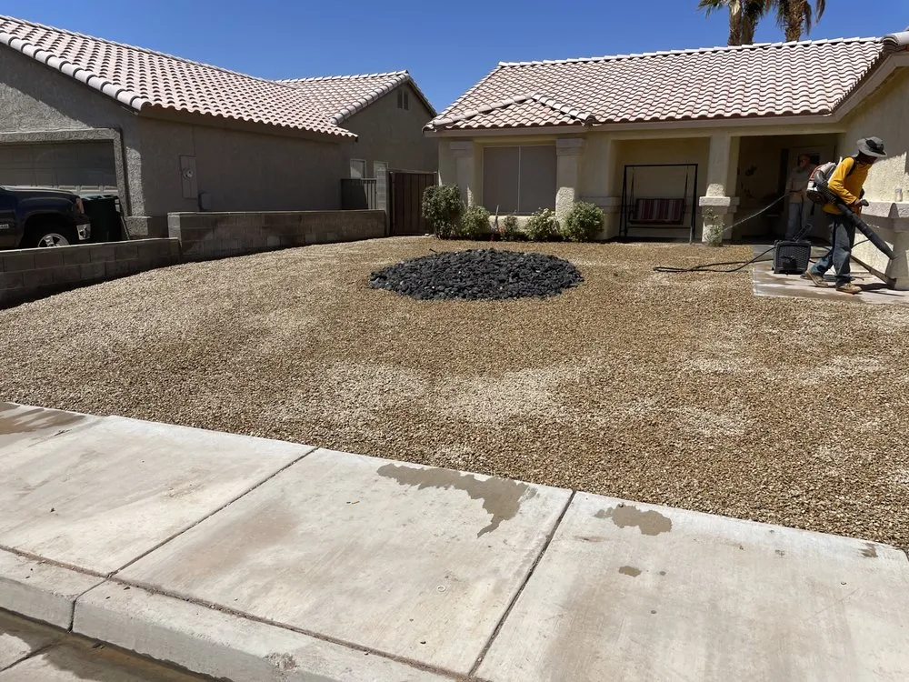 Professional residential landscaping for residential properties in Mesquite, NV by A Cut Above Landscape Lawn Care And Pruning