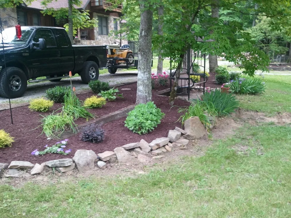 Professional residential landscaping for residential properties in Knoxville, TN by A Cut Above Lawn & Landscaping