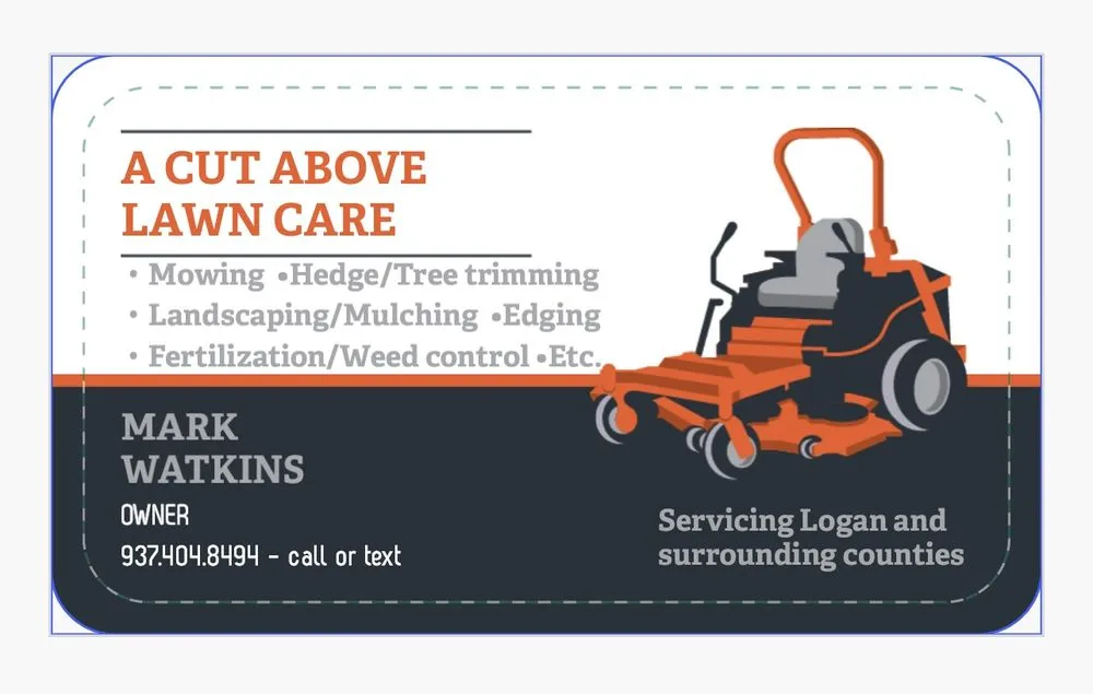 Custom yard cleanup service for beautiful yards in Bellefontaine, OH by A Cut Above Lawn Care