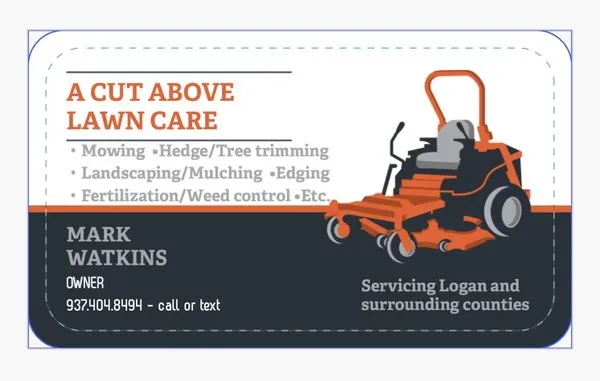 A Cut Above Lawn Care Logo