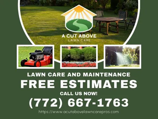 A Cut Above Lawn Care Logo