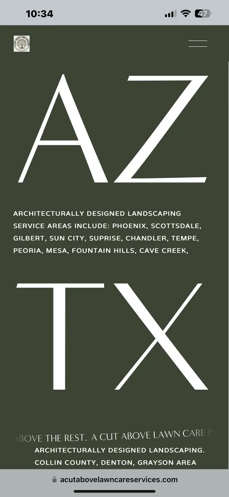 Trusted garden landscaping in Mesa, AZ - A Cut Above Lawn Care Services