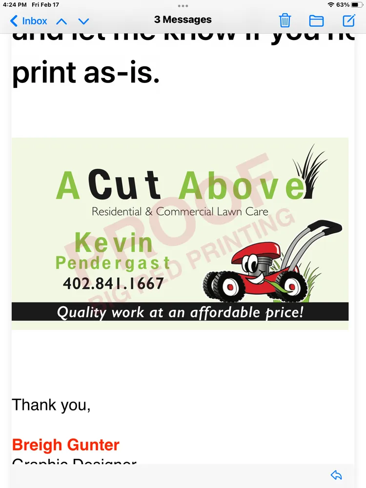 Affordable residential landscaping near you in Norfolk, NE by A Cut Above