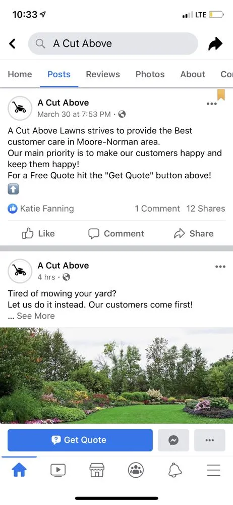 Reliable landscaping services with custom design in Oklahoma City, OK by A Cut Above