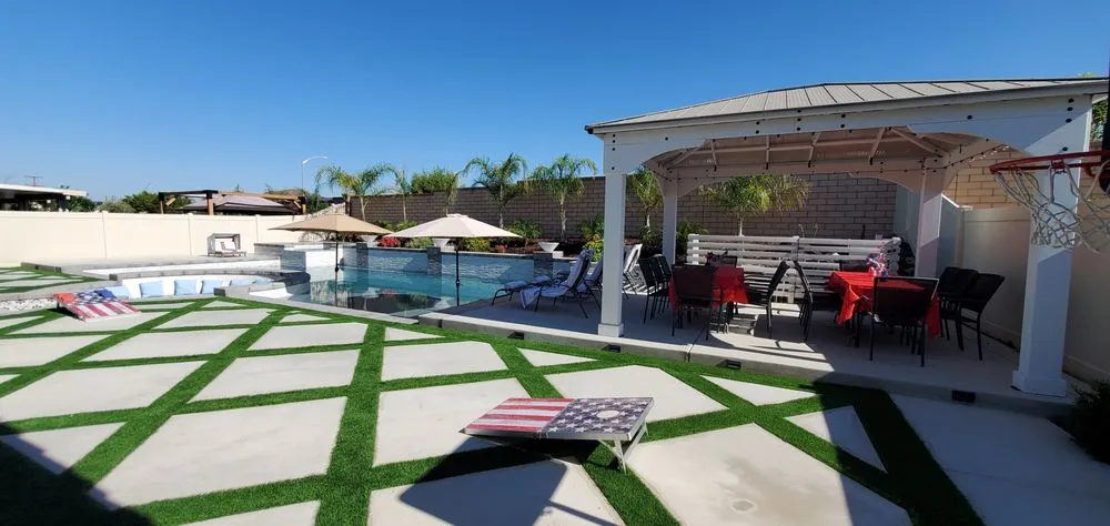 Expert garden landscaping in Menifee, CA by A Cut Above Pools