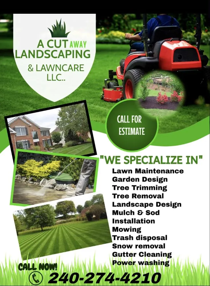 Trusted yard maintenance in Aspen Hill, MD by A cut away landscaping