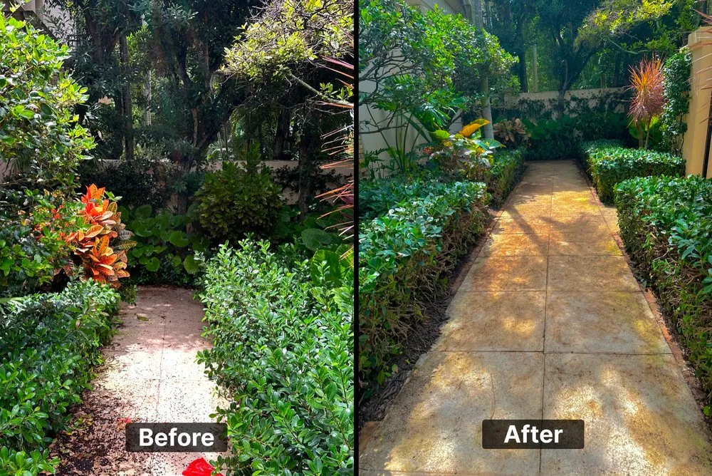 Custom yard cleanup service in Wellington, FL - A Cutting Hedge