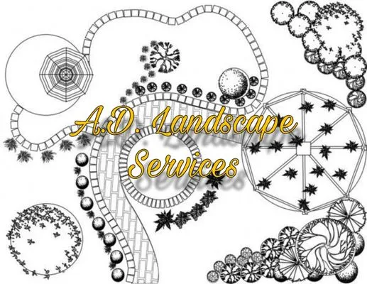 A D Landscape Services Logo