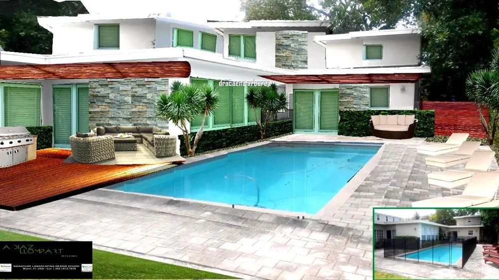 Custom landscape design experts serving Miami, FL - A Diaz- LLompart Landscaping Designs Studio