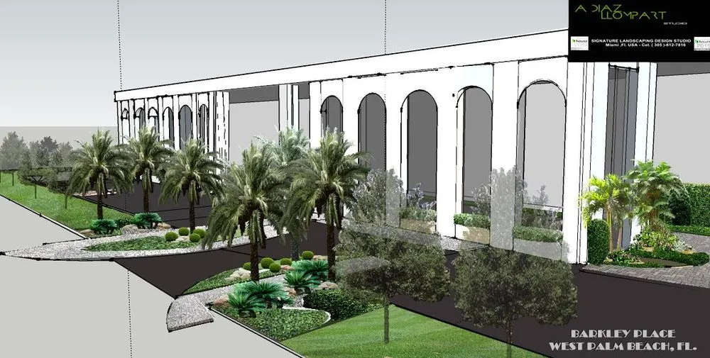 Local landscape design near you in Miami, FL by A Diaz- LLompart Landscaping Designs Studio