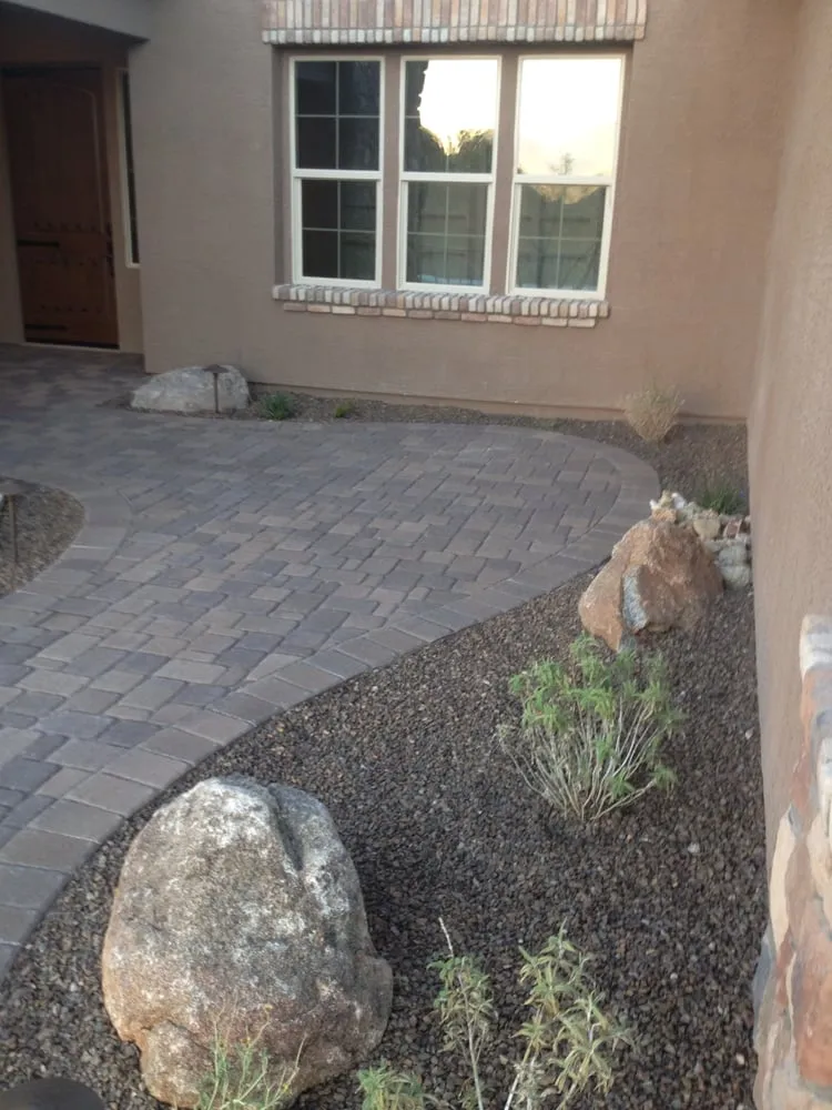 Custom yard maintenance for outdoor upgrades in Peoria, AZ by A-E Advant-Edge